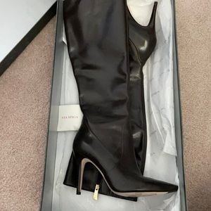 Via Spiga Brown Calf Boots